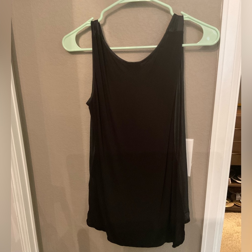 Mossimo Dark Gray Sleeveless Blouse Size Medium - Picture 3 of 3